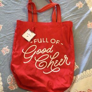 “Full of good cheer” Hallmark tote bag